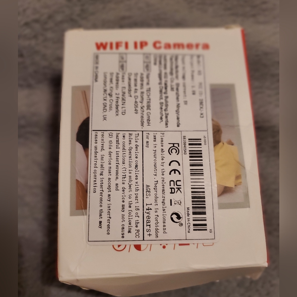 Mini IP Camera Remote Viewing Night Vision, Motion Detection Compact Design - Picture 7 of 7